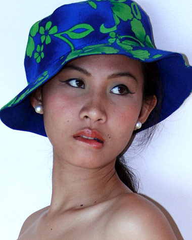 Filipina with a nice hat!